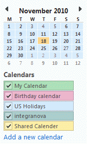 hotmail calendars